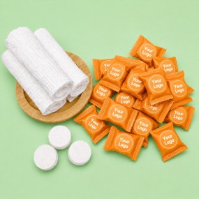 Custom Printed Compressed Towel Tablets | Private Label...